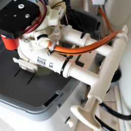 Zmiękczacz EcoWater z zaworem By-pass wpięty do instalacji.