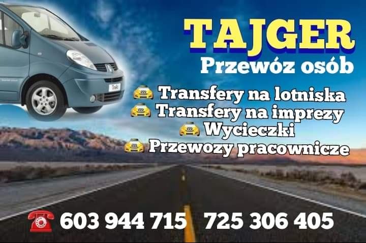 Transfery na lotniska Transfery na imprezy Wycieczki Przewozy pracownicze