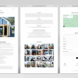 Projekt strony internetowej domku letniskowego