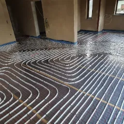Instalacja odgrzebania podłogowego