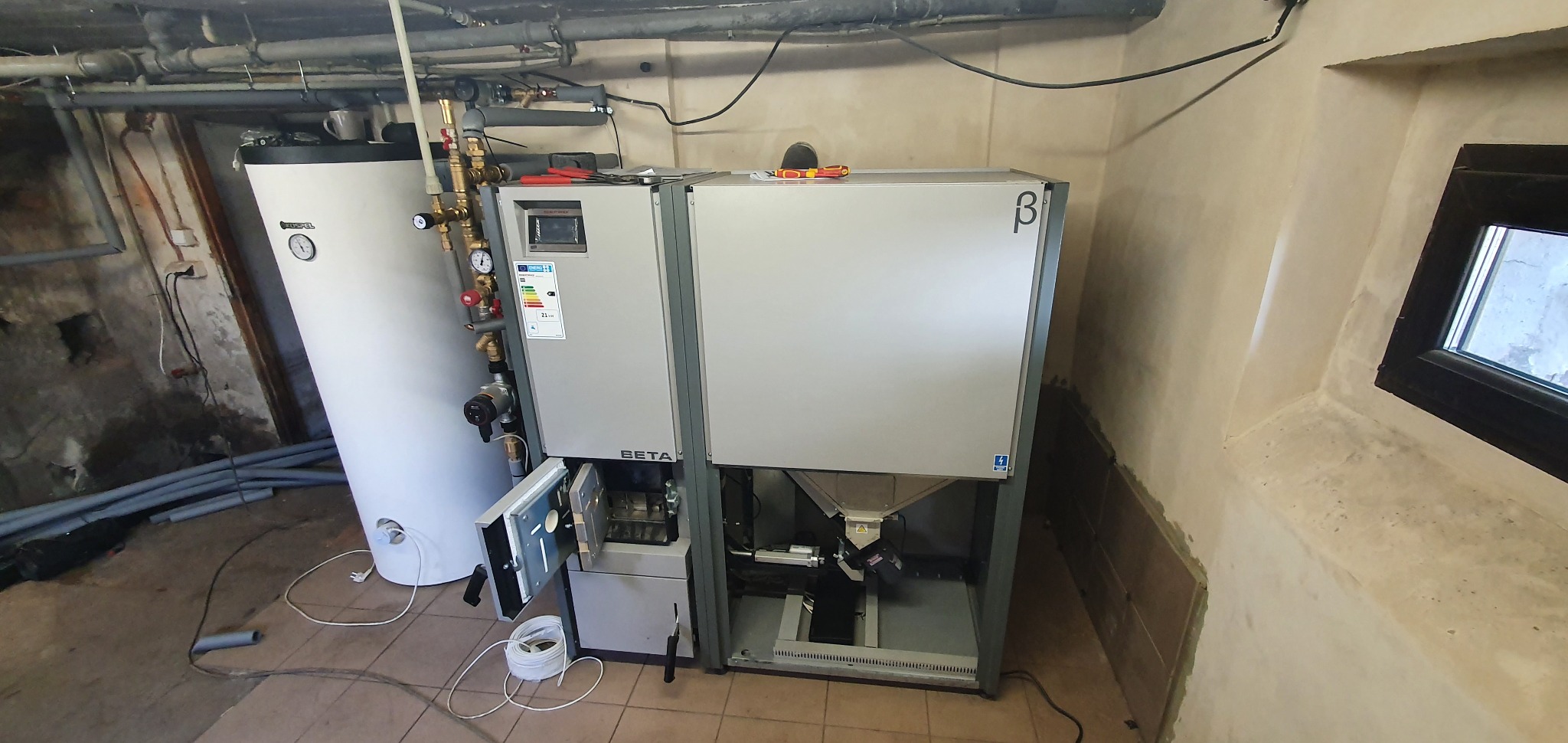 Kocioł pelletowy firmy DEFRO