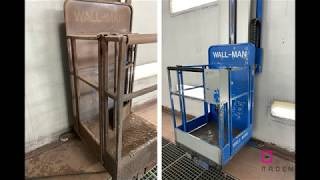 Po czyszczeniu suchym lodem Przed / Po