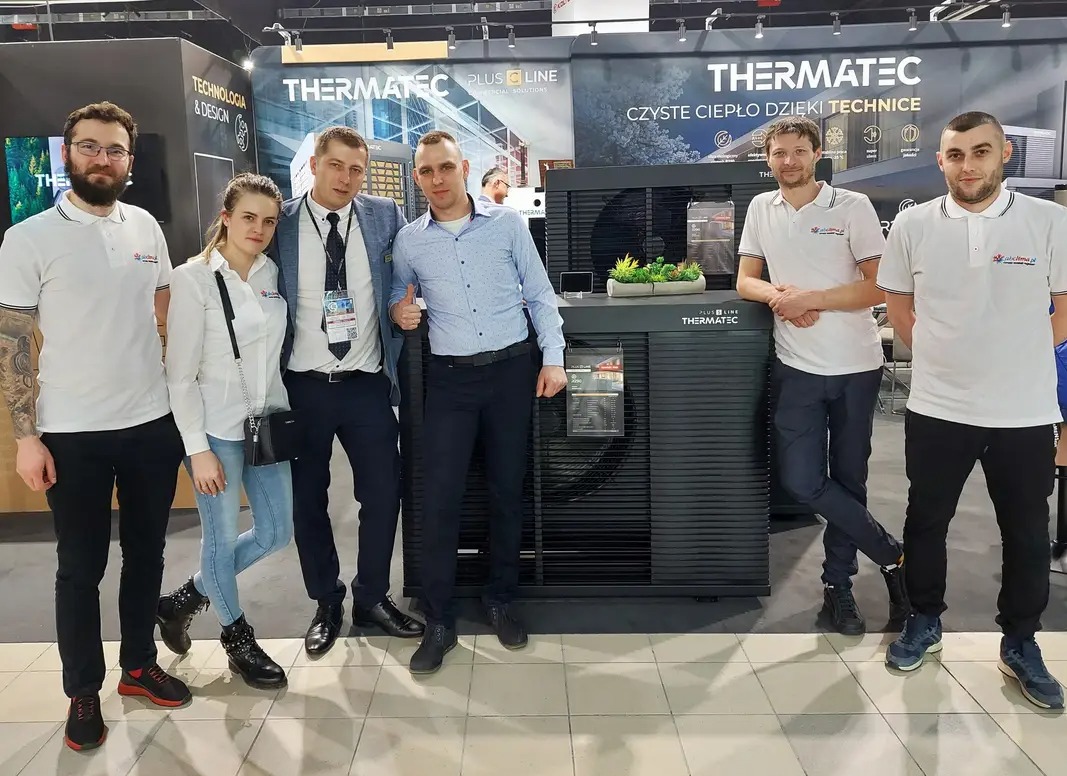 Wizyta na targach HVAC w Warszawie 23' z naszym przyjacielem ‐ Dyrektor pomp ciepła marki THERMATEC