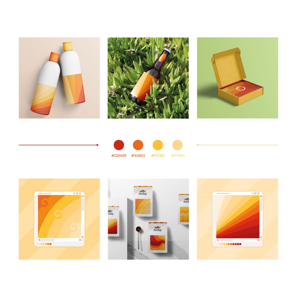 Abstrakcyjne retro-tła