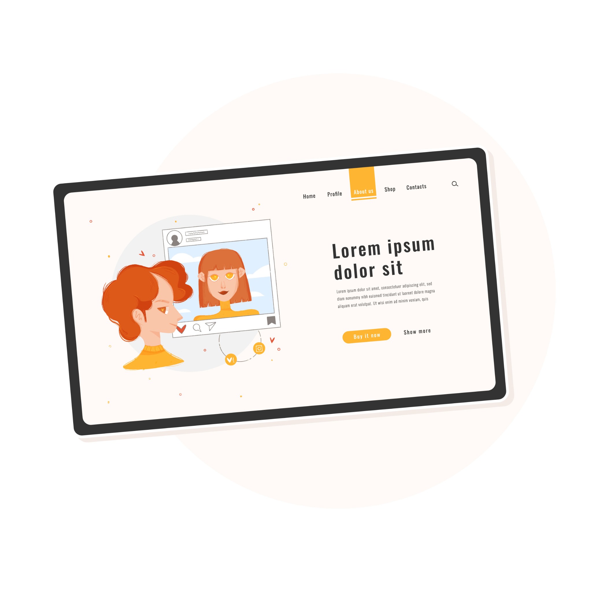 Ilustracja na stronę internetową