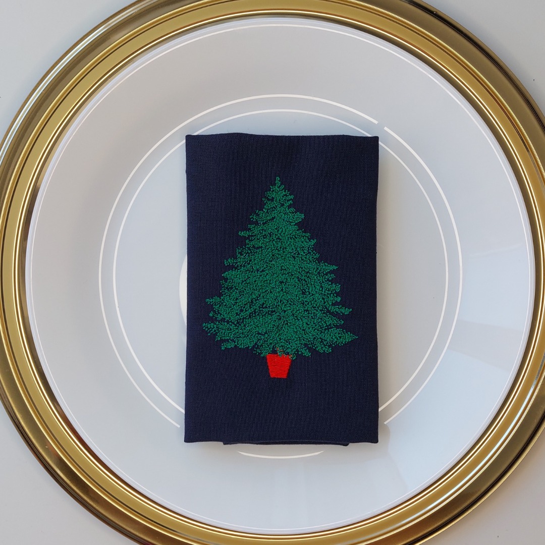 haftowana serwetka świąteczna, zamówienie indywidualne