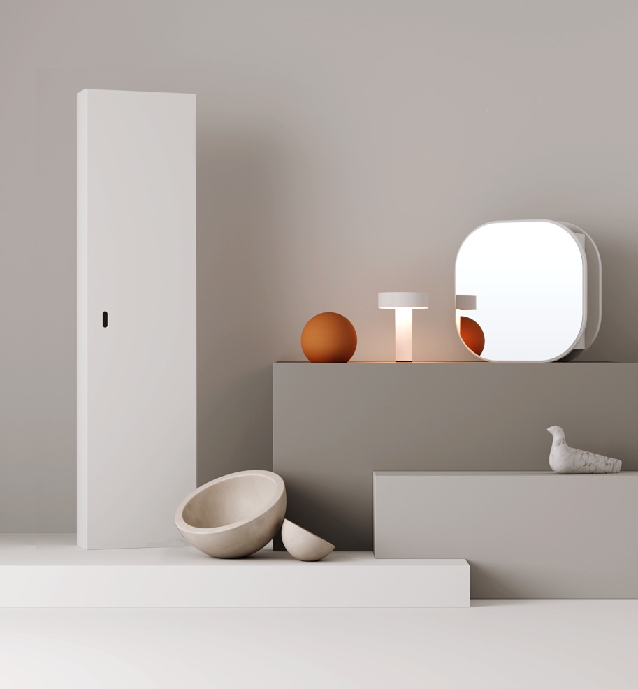 Meble łazienkowe i lustra MO_RE dla Defra