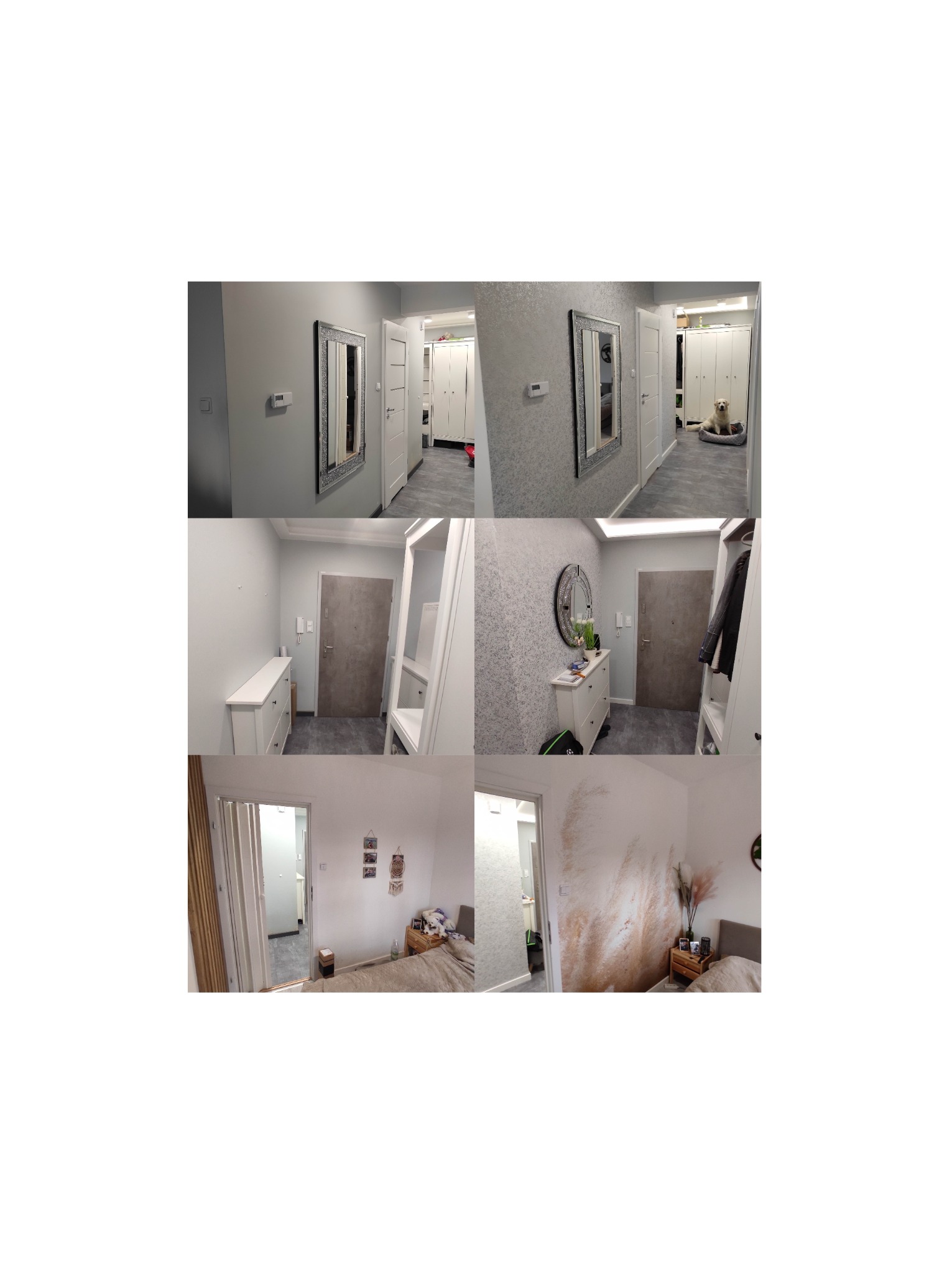 Mały lifting mieszkania. Tapety, malowanie, listwy.