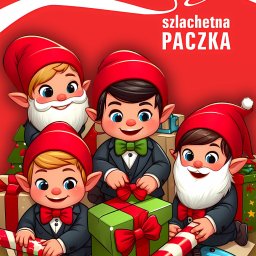 Grafik Komputerowy - Plakat przygotowany na zlecenie firmy która organizowała wśród pracowników 'Szlachetną Paczkę'