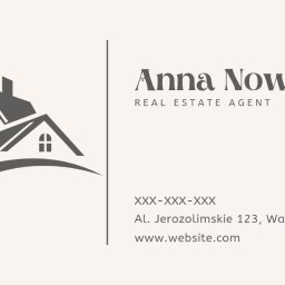 Wizytówka dla agenta nieruchomości