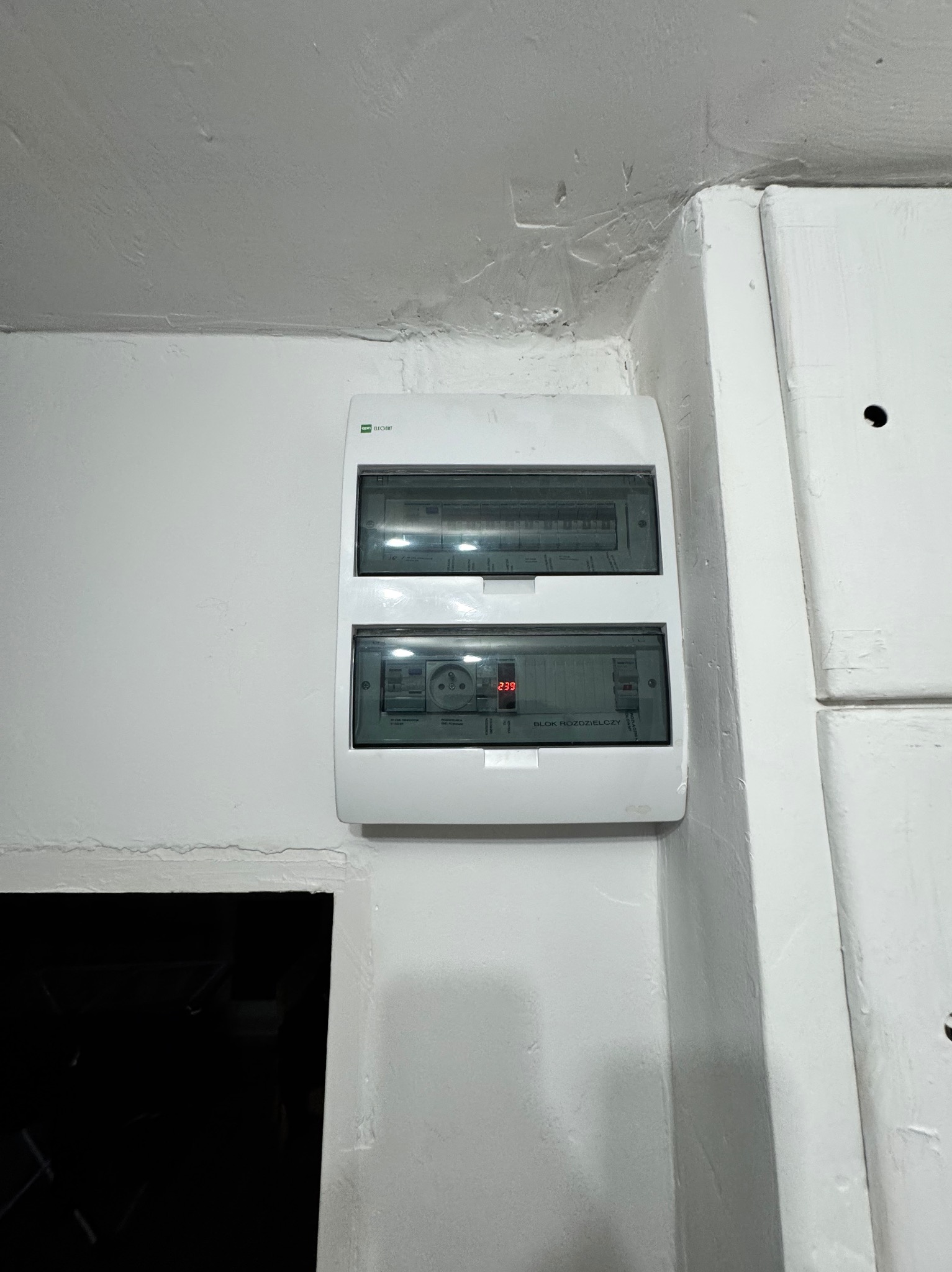 Mała rozdzielnica w mieszkaniu 42m2