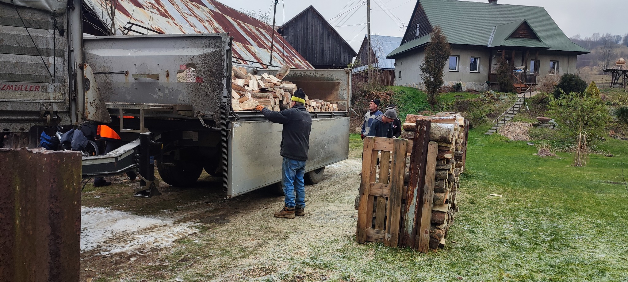 Drewno suche realizacja 22 metrów dla pensjonatu w zakopanym