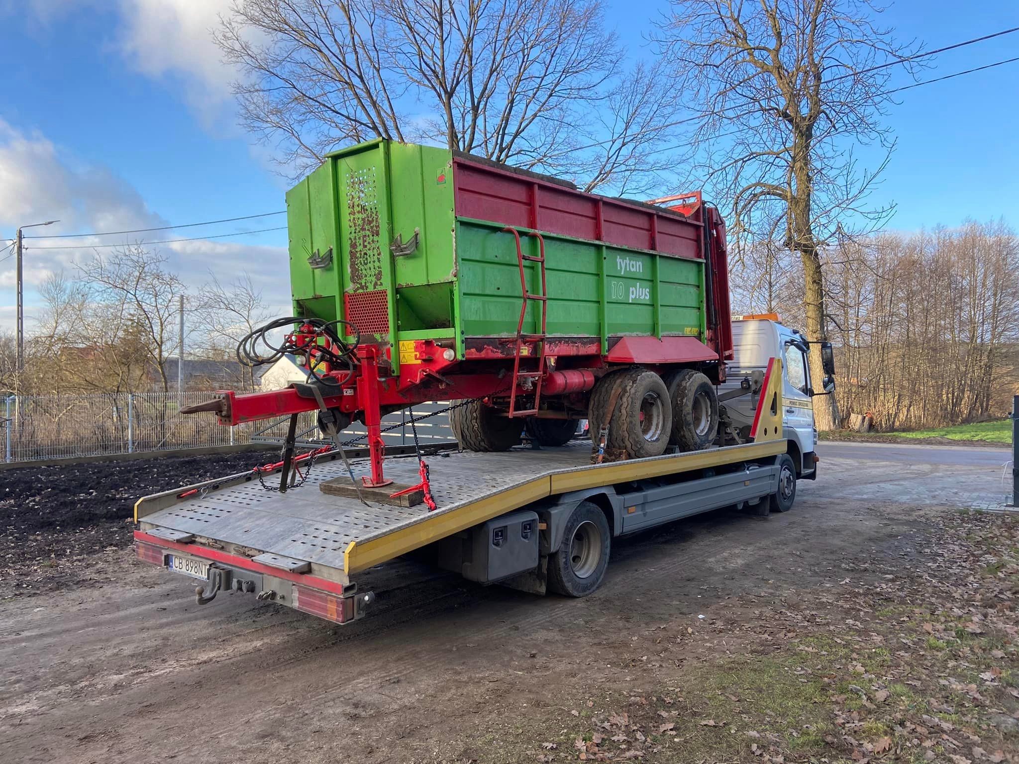 Transport maszyn rolniczych