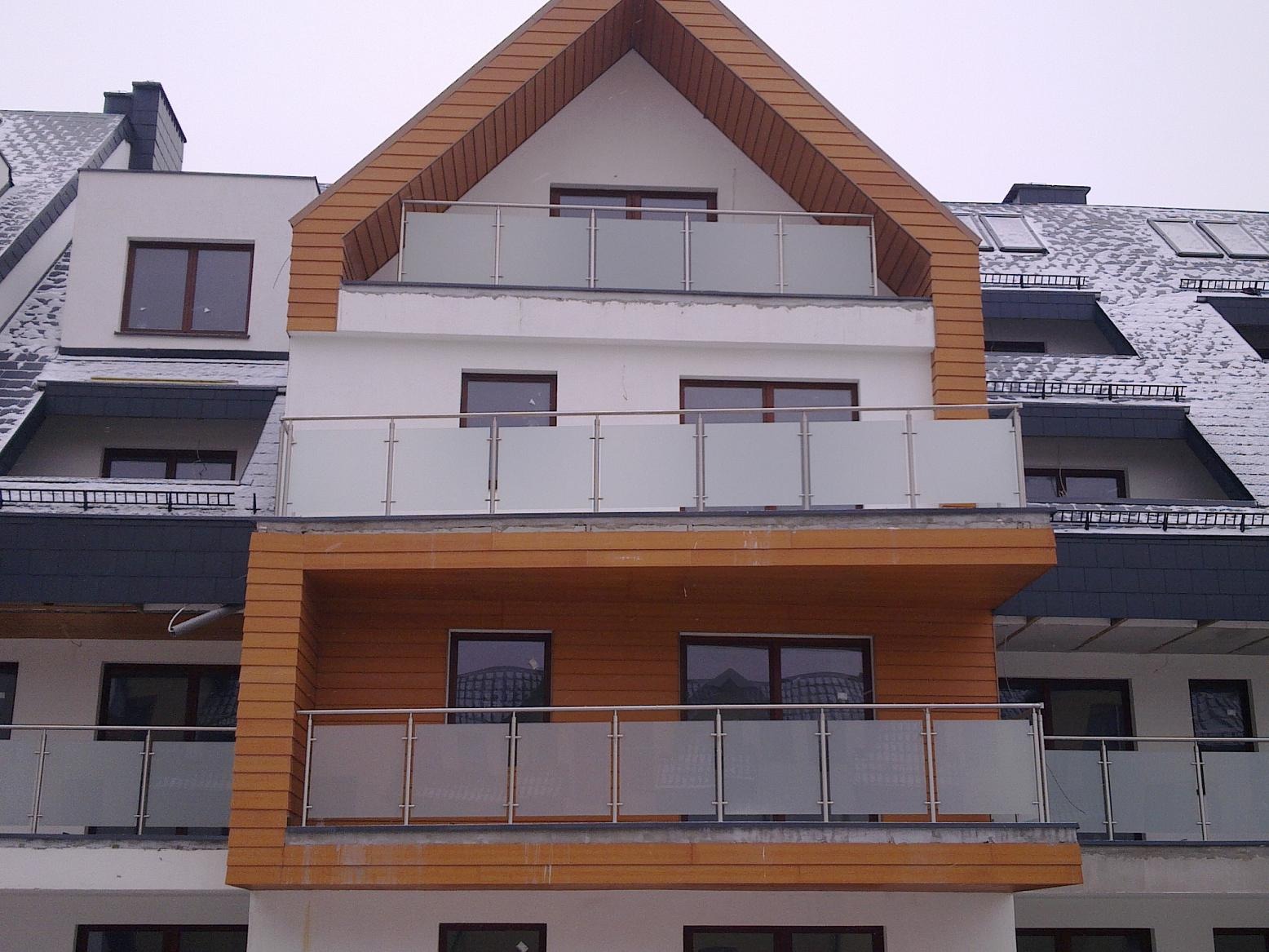 Balustrady balkonowe