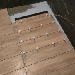 Etap pierwszy wykonanie spadków odpływu liniowego