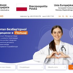 Aroks Digital Marketing & Services. Agencja reklamowa w Lublinie. Tworzenie wielojęzycznych stron internetowych. Lublin - Portal medyczny dla obcokrajowców. Wordpress. Strona trójjęzyczna. WPML
