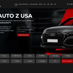 Strona internetowa dla firmy dostarczającej samochody z USA na zamówienie. Wordpress. WPML. Trójjęzyczna strona internetowa
