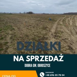 Działki budowlane na sprzedaż. Dobra gm. Dobroszyce