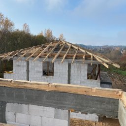 Wykonanie konstrukcji dachu