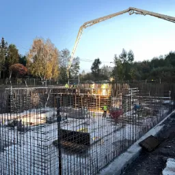 Ściany żelbetowe Hospicjum w Rybniku