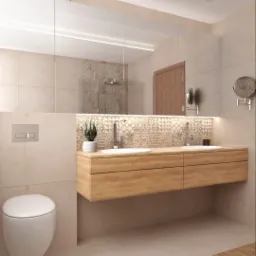 Wizualizacja 3d projektu łazienki