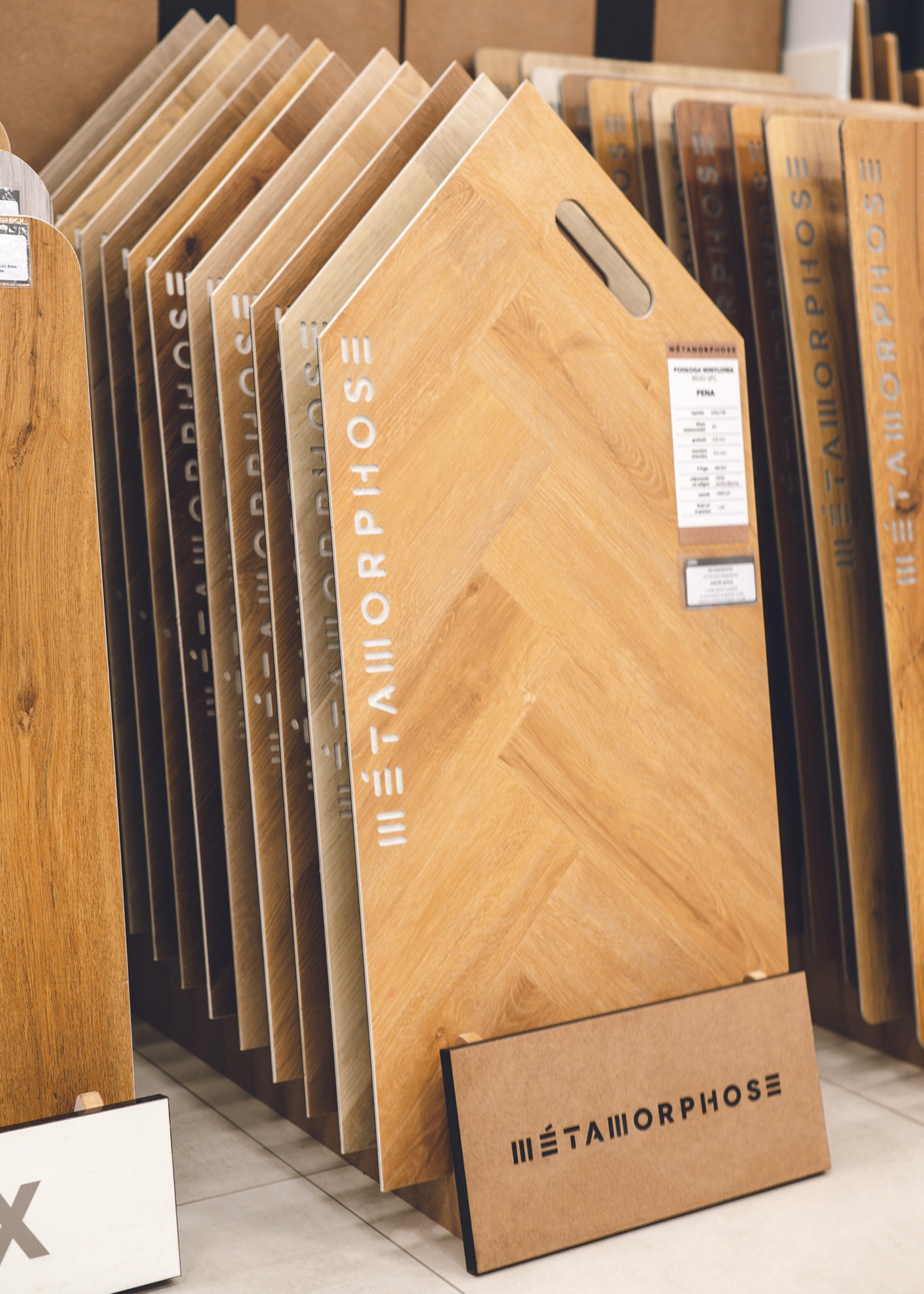 Wzornik paneli winylowych Metamorphose (jodełki)