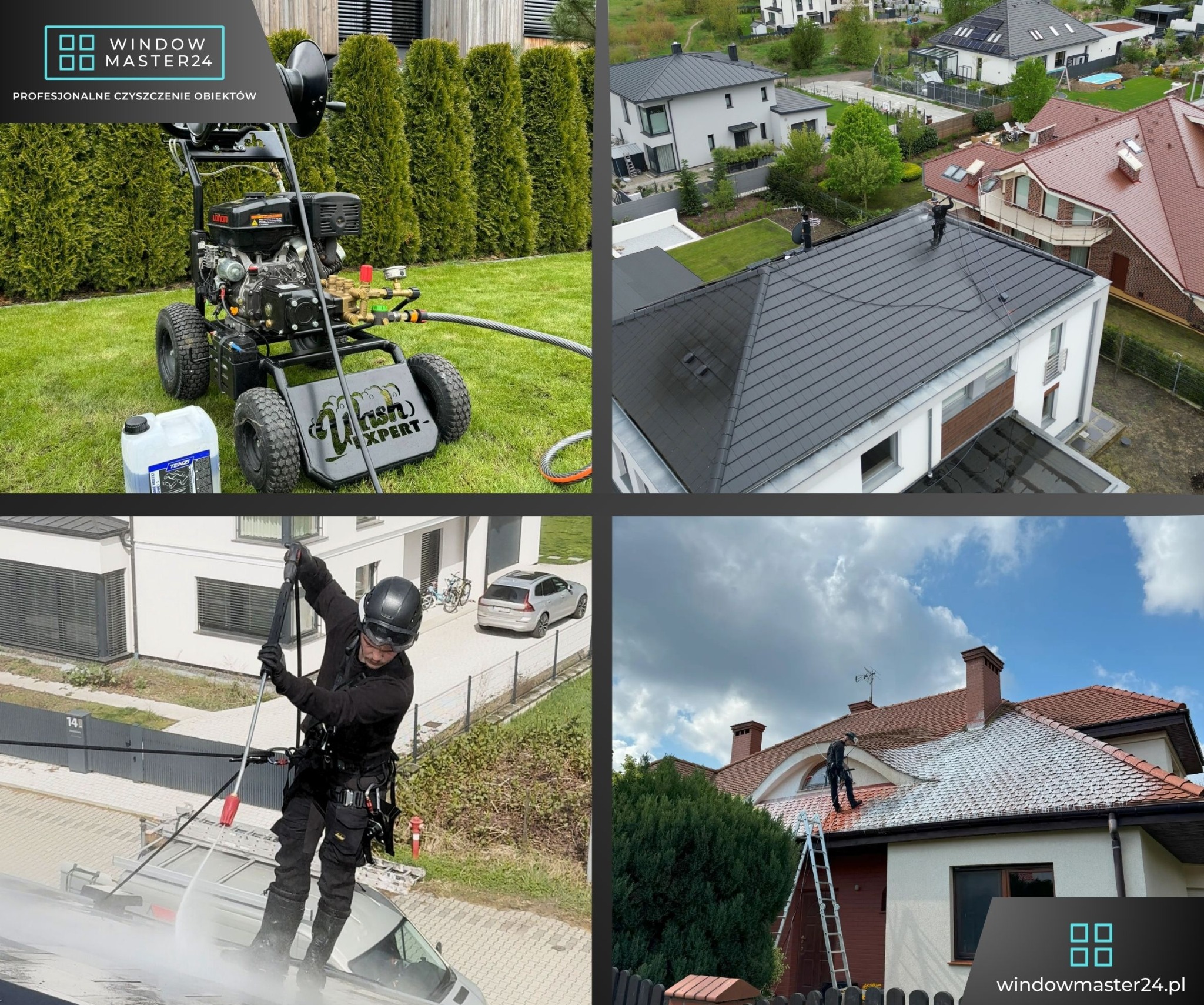 Profesjonalne usługi mycia dachu