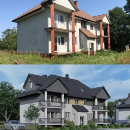 Modernizacja elewacji budynku mieszkalnego wielorodzinnego w Jabłonnie
