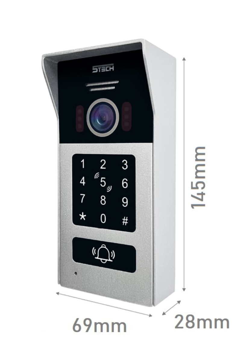 Widedomofon Cyfrowy Dwużyłowy