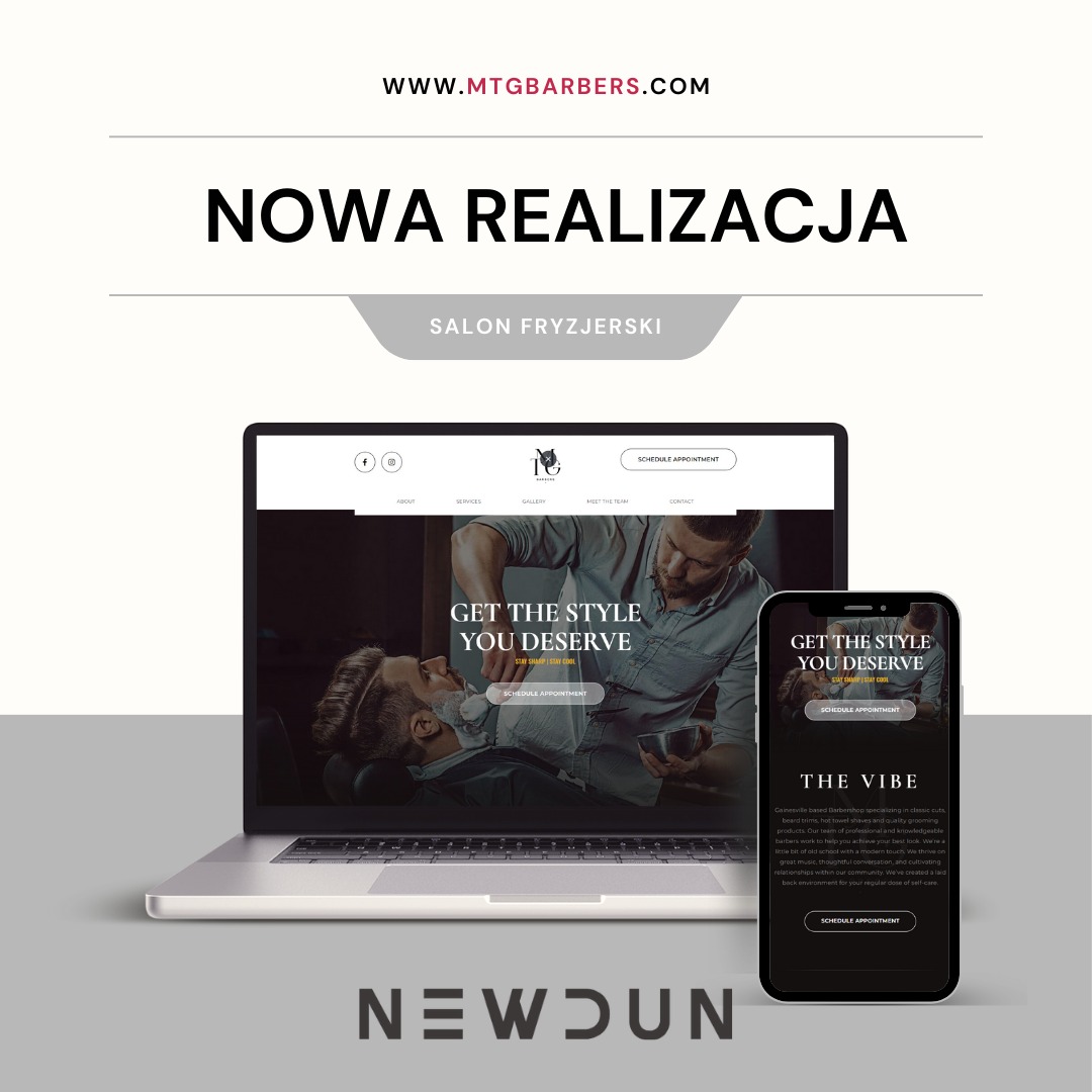 Realizacja strony internetowej dla salonu fryzjerskiego