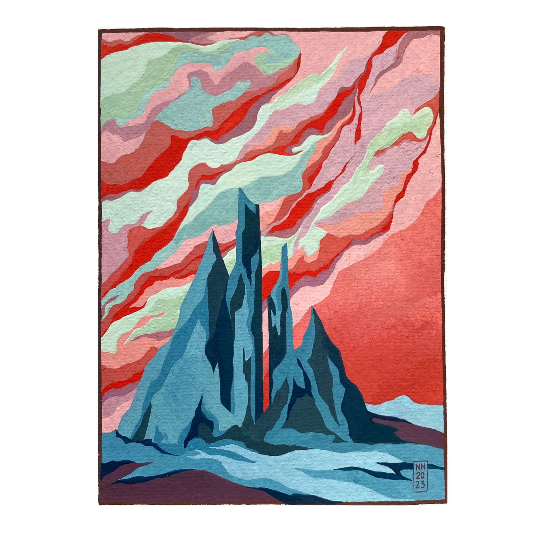 gwasz, na życzenie o chmurach