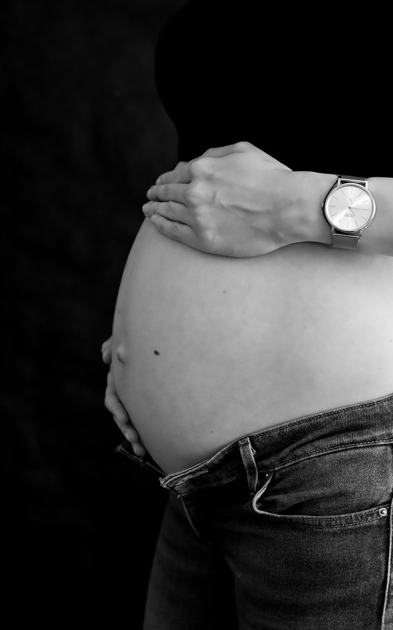 Sesja brzuszkowa studyjna