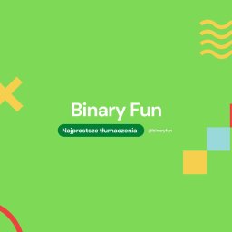 Banner dla kanału binary fun