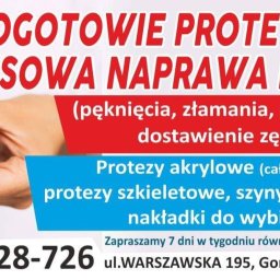 Pogotowie Protetyczne - Ekspresowa Naprawa Protez Dentystycznych Gorzów Wielkopolski - Dentysta Gorzów Wielkopolski
