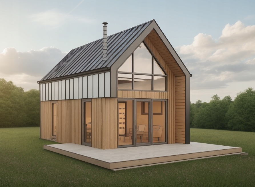 Ładny i tani projekt domku na zgłoszenie... kupiony na Allegro za 360zł! - budujemy u siebie.