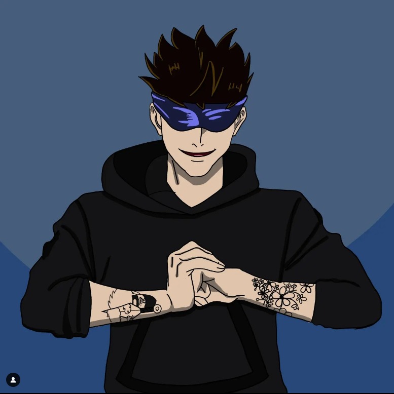 Grafika mojego znajomego w kreskówkowym stylu