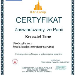 Survival, treningi Łódź 2