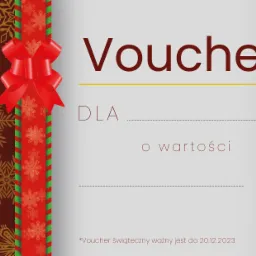 projekt voucheru świątecznego