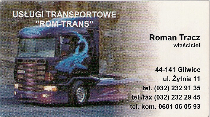 Usługi Transportowe-Nawiąże Stałą Współprace lub Pojedyńcze Zlecenia