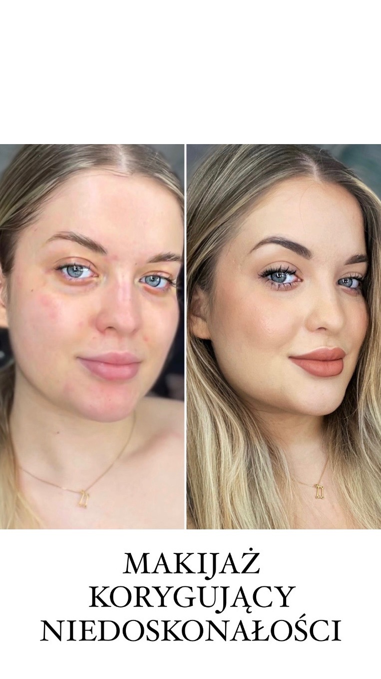 Makijaż korygujący niedoskonałości