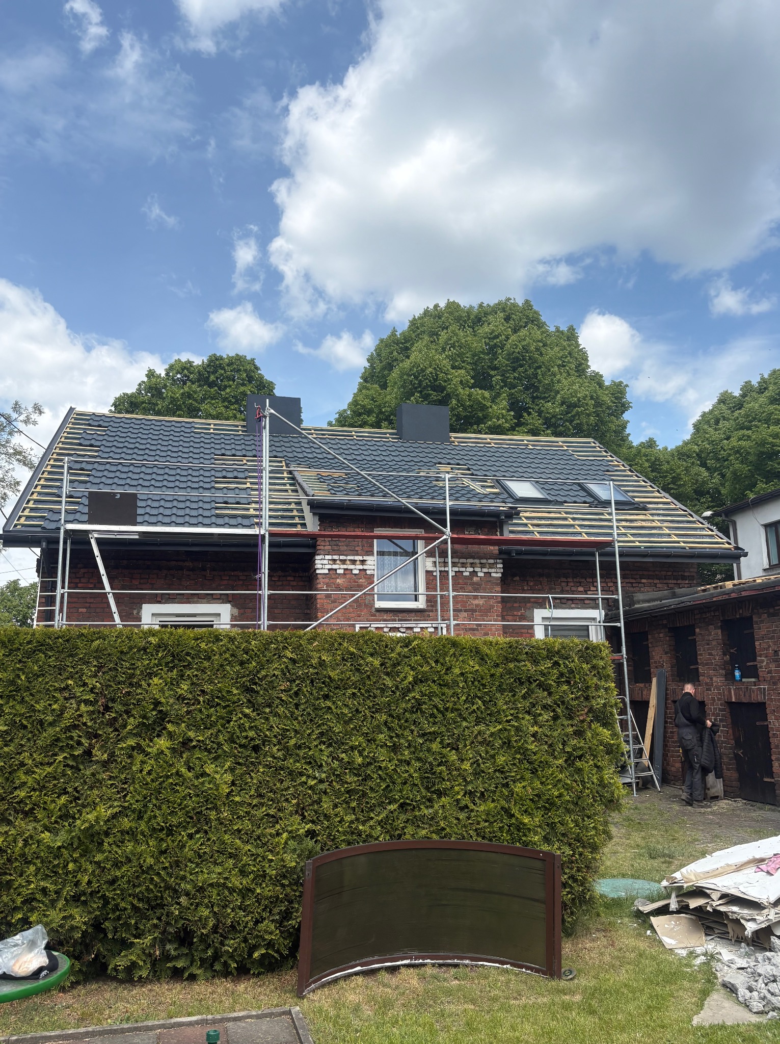 W trakcie montażu Blachodachówki Germania