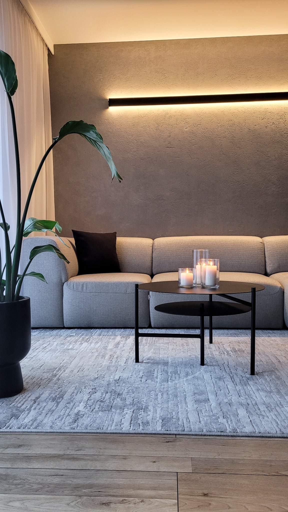 salon w stylu minimalistycznym