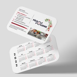 Awante Kliczek Marta - Kalendarz biurkowy 2022 firmy Północ Południe s.c. z danymi kontaktowymi, logo i informacją o dystrybucji American Road Patch TM firmy SAINT-GOBAIN.