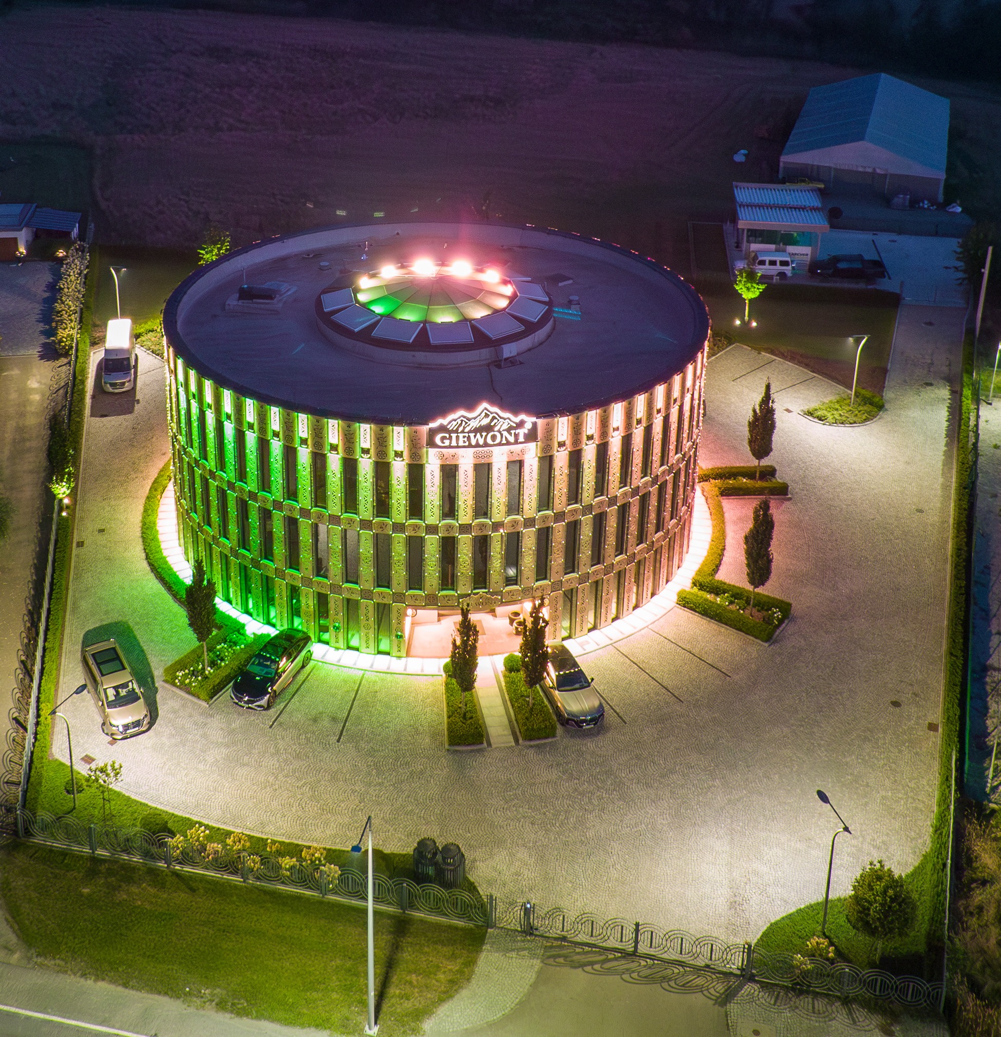 siedziba firmy Giewont z drona