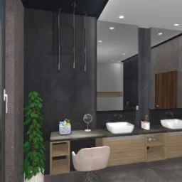 projekt łazienki- Aneta Zalega Mieszkalnia