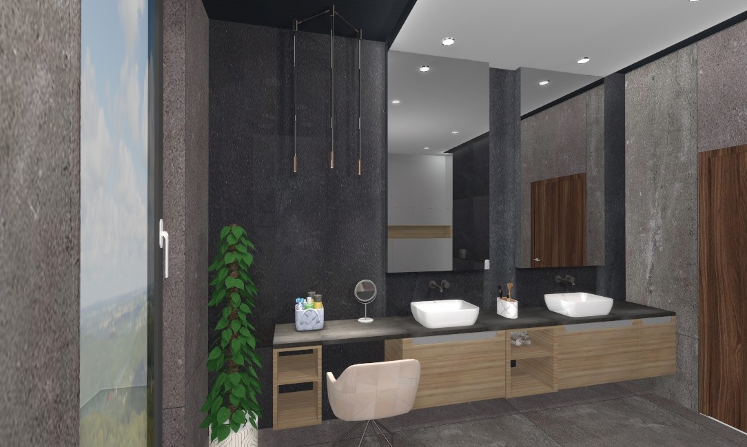 projekt łazienki- Aneta Zalega Mieszkalnia