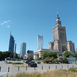 widok na centrum Warszawy z okolicy ul. Złotej ( Warszawa Śródmieście ), gdzie przy ul. Złotej 7 lok. 28 znajduje się wirtualne biuro VSL-System