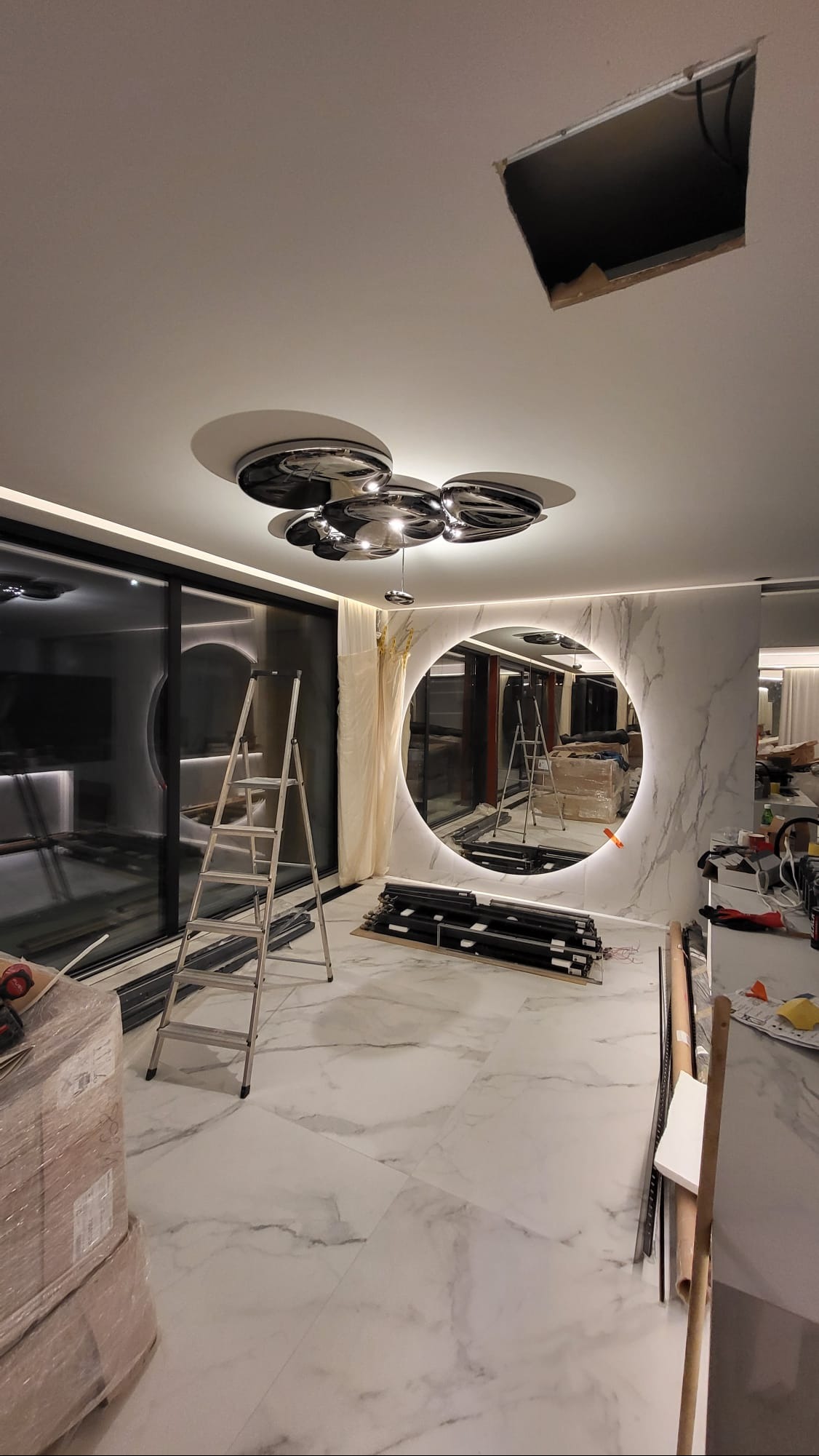 Montaż oswitlwnia premium oraz sterowanie za pomocą automatyki ampio