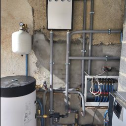 Montaż kotła Defro 