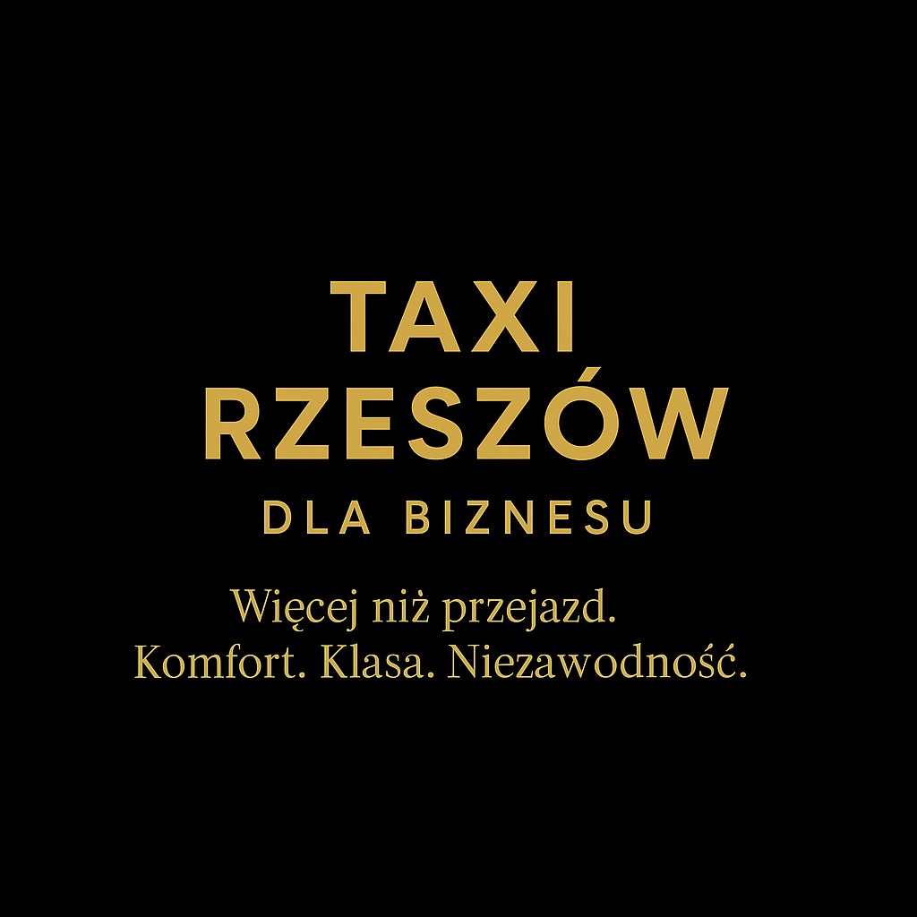 Taxi Rzeszów dla biznesu